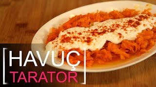 Yoğurtlu Havuçlu Tarator Nasıl Yapılır  Meze Tarifleri [upl. by Ilecara]