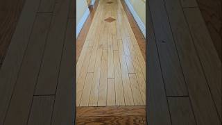 PARQUET WOOD FLOOR RESTORATION DEEP CLEANING POLISHING AND BUFFING PROCESS FANTASTIC GLOSSY FINISH [upl. by Ixel]