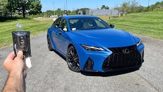 2024 Lexus IS350 F Sport Start Up Exhaust Test Drive Walkaround POV and Review [upl. by Birdt]