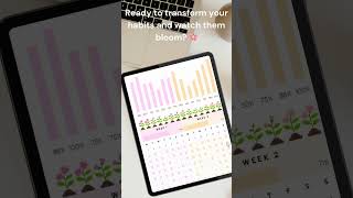 Habit tracker with mood tracker google sheets habittracking googlesheets moodtracker template [upl. by Xila]