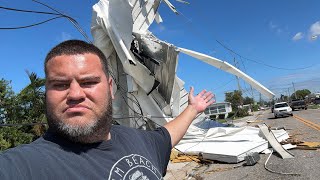 ⚠️ Bradenton Florida Hurricane Destruction Aftermath ⚠️ [upl. by Ormand]