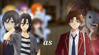 🇬🇧🇺🇸🇧🇷🇷🇺 COTE  Horimiya react to Miyamura as Ayanokoji Kiyotaka  gacha react [upl. by Landy]