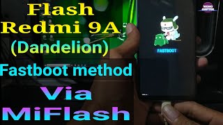 Flash Redmi 9A Via Miflash [upl. by Ancier621]