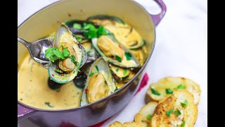 Mussels In Lemon Garlic Butter Sauce [upl. by Hayikat176]