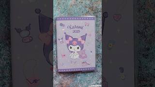 Kuromi 2025 planner stationery sanrio planner kuromi [upl. by Llyrrad]