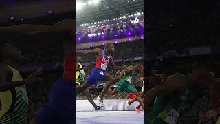 Team USAs Noah Lyles 100m gold medal win was so close he thought Jamaica won [upl. by Ervine]