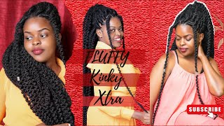 Fluffy Kinky Extra Hairstyle Tutorial  StepbyStep Beginners Friendly [upl. by Haden]