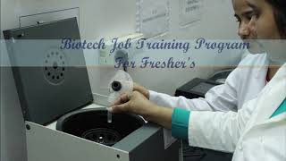 Biotech SummerWinter training amp Job oriented courses [upl. by Novek]