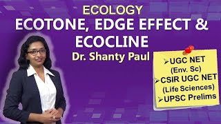 ECOTONEEDGE EFFECT ECOCLINE  EXPLAINED in HINDI [upl. by Yesnik]