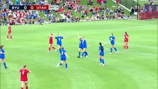 BYU Womens Soccer VS Utah Game Highlights  2023 [upl. by Mcgaw]