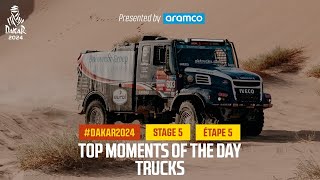 Trucks Top moments  Stage 5  Dakar2024 [upl. by Ida]