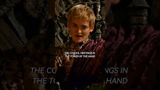 Tywin showed Joffrey his position 🔥 shorts viral got gameofthrones series [upl. by Ydurt]