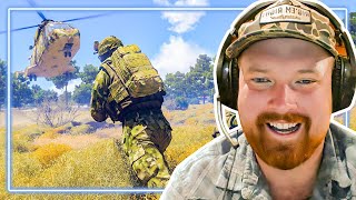 US Marine Reacts to Arma 3 [upl. by Marshall845]