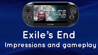 Exiles End PS Vita Impressions and Gameplay PSVita [upl. by Monreal]