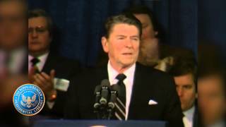 President Reagans Remarks at the Annual Convention of the National Religious Broadcasters 13084 [upl. by Ogata]