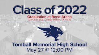 Tomball Memorial High School Graduation 2022  Tomball ISD [upl. by Cut]