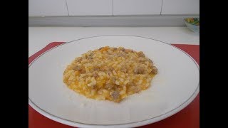 💖 RISOTTO ZUCCA E SALSICCIA 🥘 Ricetta facile e veloce [upl. by Rubin896]