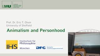 Animalism and Personhood Eric Olson [upl. by Keener154]