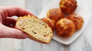 LOW CARB REZEPT  PutenZucchini Muffins  Brötchen ohne Mehl [upl. by Neitsabes]