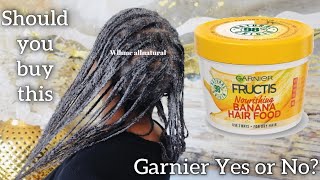 Garnier Fructis Nourishing Banana Hair food Review My honest Review Did Garnier deliver [upl. by Martsen725]