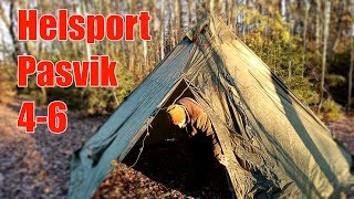 Helsport Pasvik 46  Pitching my new Tipi [upl. by Parrnell]