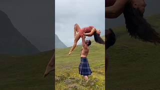 Calendar photoshoot kilts scotland calendar calendar2025 couplegoals couples visitscotland [upl. by Rysler]