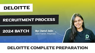 Deloitte Recruitment Process 2024 for freshers Latest [upl. by Letnahc]