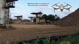 Nike Missile Base PH58 under demolition  Drone video [upl. by Aetnuahs]