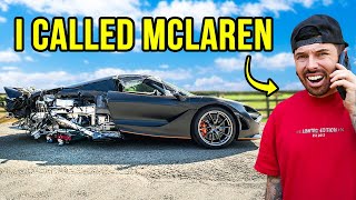 REBUILDING A WRECKED MCLAREN 720S  PT1 [upl. by Leach]