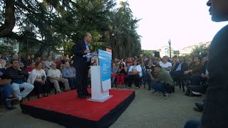 Pedro Sánchez interviene en acto electoral en Redondela [upl. by Dercy805]