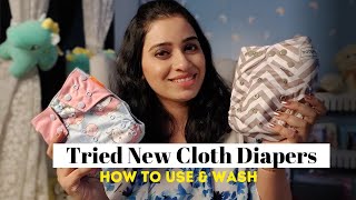 🌸All about Cloth Diapers How to use And Wash  Baby के लिए कौन cloth diaper sahi [upl. by Vories]