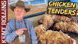 Fried Chicken Tenders  How to Make the Most Tender Chicken [upl. by Enilhtak906]