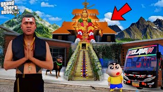 Franklin amp Shinchan Going to Ayyappan Temple Kerala in Gta 5 [upl. by Bbor]