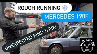 MERCEDES 190E YOU WONT BELIEVE WHAT FIXED THIS NONE START ROUGH RUNNING BAD INFORMATION [upl. by Nolaj]