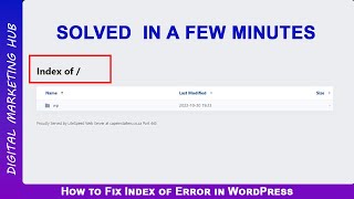 How to Fix Index of Error in WordPress [upl. by Alemap]