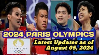 OLYMPIC NEWS TODAY LATEST UPDATES FOR TEAM PHILIPPINES AS OF AUG 05 2024 [upl. by Adnileb]