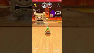 GBA Bowser Castle 3 in Mario Kart Tour [upl. by Enilrad300]