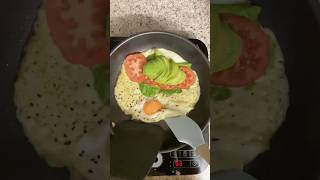 Cheese and vegetables omelette healthyhomemade breakfast [upl. by Eleonora719]