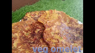 Veg Omelet  veg omelette  pure veg omelette  healthy dish vegomeletterecipe [upl. by Mira]