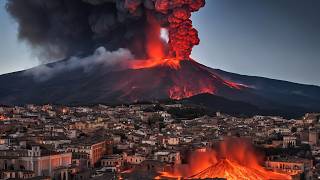 Italy under ash Etnas ongoing eruption obscured the sun and sky over Sicily [upl. by Africa]