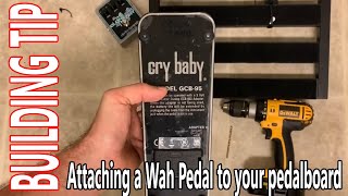 Attaching a Wah Pedal to Your Pedalboard [upl. by Esinev704]