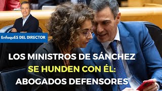 De Montero a Bolaños los ministros de Sánchez defensores de la corrupción que se hundirán con él [upl. by Aihsakal209]