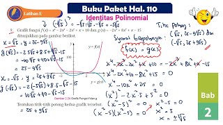 LATIHAN E NO 9 IDENTITAS POLINOMIAL MATEMATIKA TINGKAT LANJUT SMA KELAS 11 [upl. by Mar]