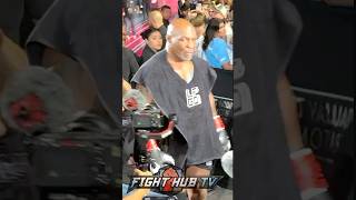 Mike Tyson MENACING ring walk for Jake Paul fight [upl. by Calise]