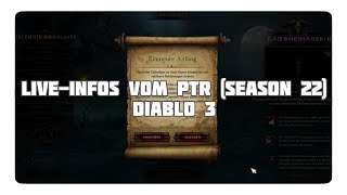 LiveInfos vom PTR Season 22 Patch 2610 [upl. by Abraham]