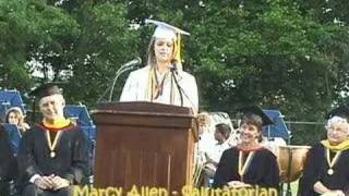 Unique Salutatorian Speech 2008 Mariemont High School [upl. by Yllom]