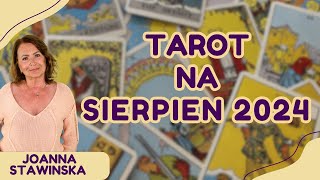 Joanna StawińskaHoroskop z kart TAROTA na SIERPIEŃ 2024 dla BARANA [upl. by Ahsitel659]