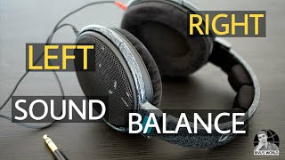 Left Right Sound Balance  Earphone test left right  Earphone left right problem  Bivash Maji [upl. by Angela641]