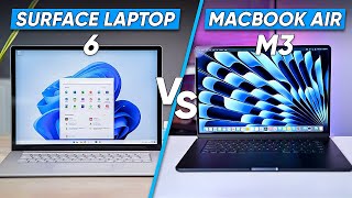 Surface Laptop 6 Vs MacBook Air M3  Shocking Differences [upl. by Yht372]