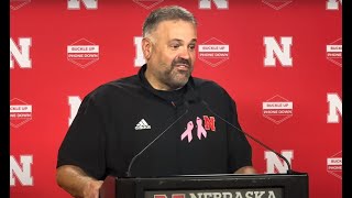 Nebraska Football Coach Matt Rhule  Post Rutgers [upl. by Dniren483]